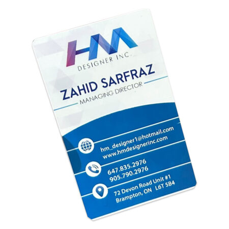 Business Card 32pt Plastic card<br>Smooth Finish  - Round Finish